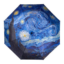 Load image into Gallery viewer, Galeria folding umbrellas starry night