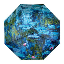 Load image into Gallery viewer, Galeria folding umbrellas water lilies