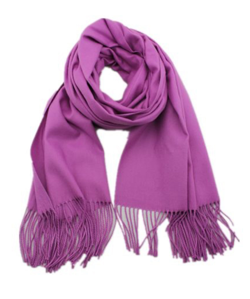 Cashmere luxurious scarf liliac