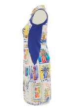 Load image into Gallery viewer, Dolcezza  'MY HANDMADE GARDEN' DRESS WITH ZIP NECKLINE - STYLE 26627.
