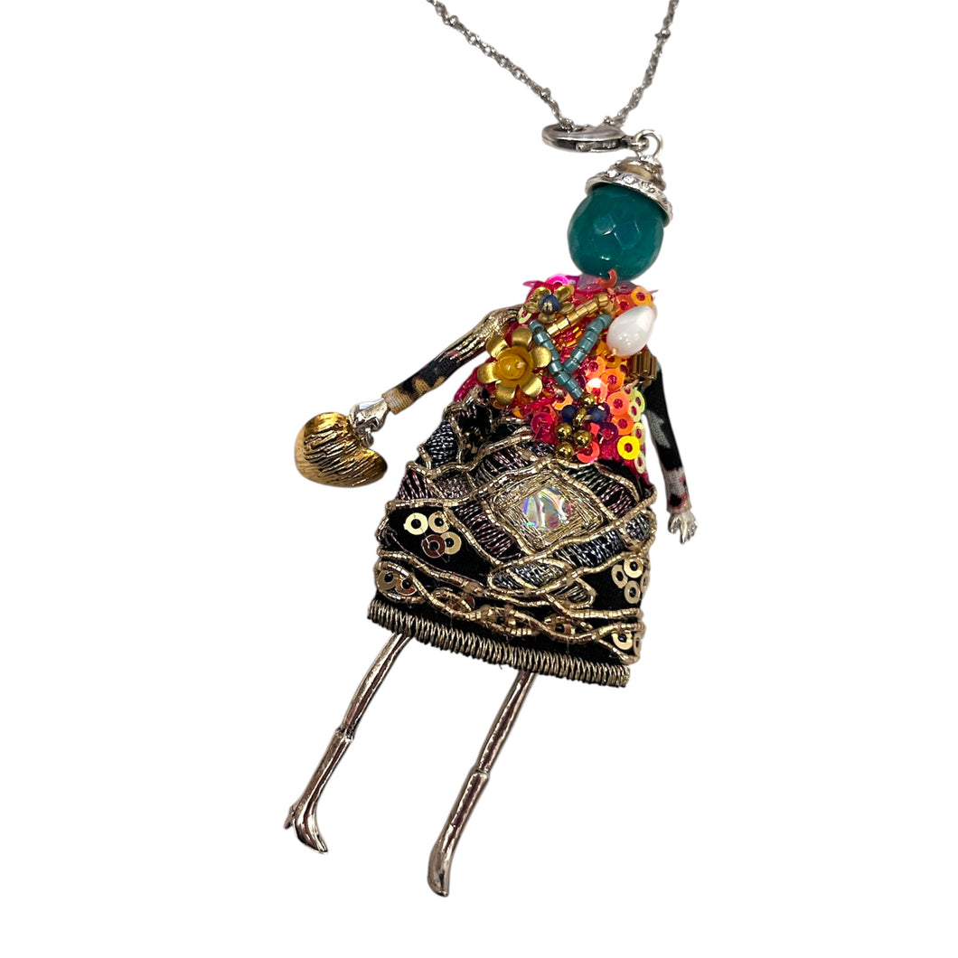 French doll necklace samba