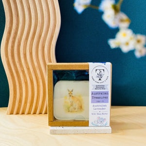 Handmade Kangaroo  Artisan  lavender soap made in Australia