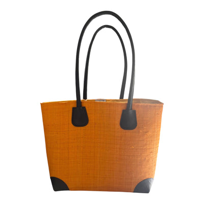 Le  Panier basic Simili yellow 28x 39 cm