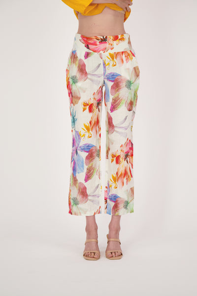 Spanner wildflower linen pants