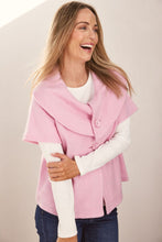 Load image into Gallery viewer, See Saw Wool  Collared Crop Coat  blush
