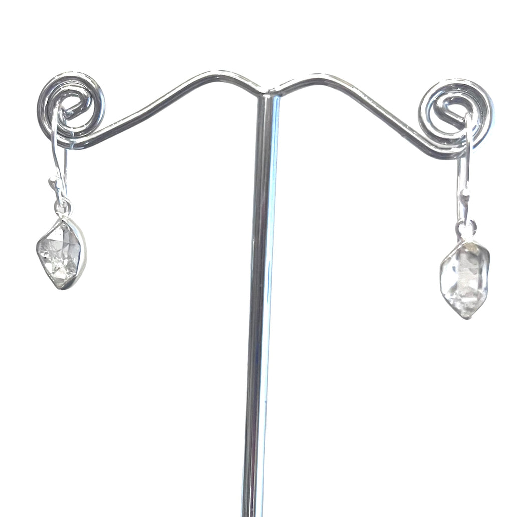 Herkumer diamond drop earrings