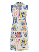 Load image into Gallery viewer, Dolcezza  'MY HANDMADE GARDEN' DRESS WITH ZIP NECKLINE - STYLE 26627.
