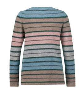 Mansted Ada stripe mushroom knit