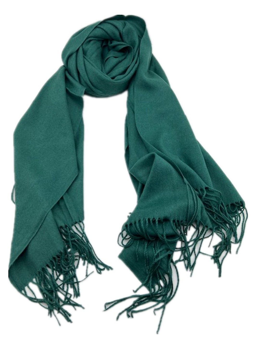 Cashmere luxurious scarf  bottle green