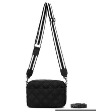 Load image into Gallery viewer, Black Caviar Melrose Quilted Black Raven Bag
