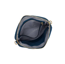 Load image into Gallery viewer, Black caviar Tribeca Quilted Kiara Navy Crossbody/Clutch
