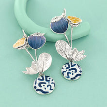 Load image into Gallery viewer, TARATATA - LEVER BACK EARRINGS FANTAISIE
OPIUM
