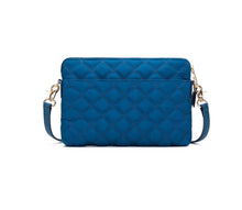 Load image into Gallery viewer, Black caviar Tribeca Quilted Kiara Navy Crossbody/Clutch
