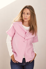 Load image into Gallery viewer, See Saw Wool  Collared Crop Coat  blush
