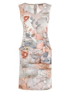 Dolcezza Floral Summer Shift Dress Style 25745