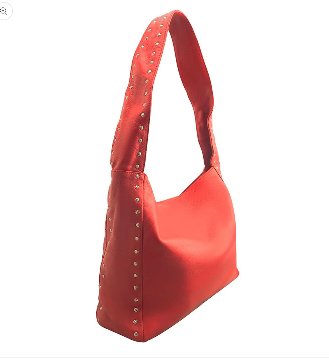 Cadelle leather Blondie Hobo Red
