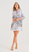 Load image into Gallery viewer, Dolcezza Sunday Afternoon Dress 25725 - Cafe Print
