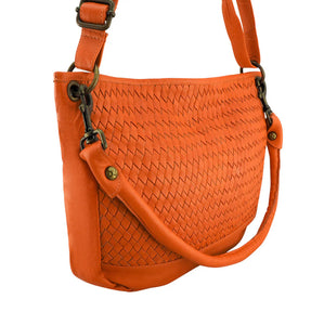 Cadelle Leather Jillie Crossbody | Mandarin