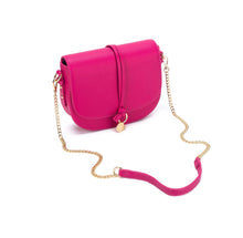 Load image into Gallery viewer, Black caviar Antonia Magenta Crossbody Bag
