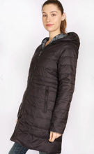 Load image into Gallery viewer, Sabena Down Puffer jacket reversible grey/black
