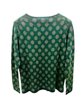 Load image into Gallery viewer, Mansted eco spot dot cardi 99 green
