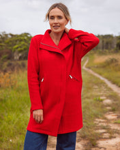 Load image into Gallery viewer, See Saw Wool LL panel zip red
