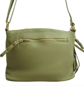Cadelle leather Bridgette Olive