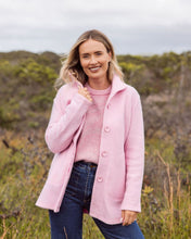 Load image into Gallery viewer, See Saw Wool Funnel Neck Coat  Blush
