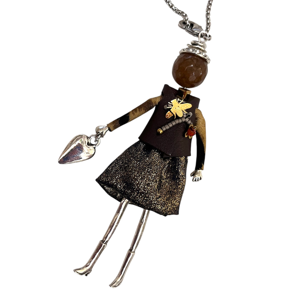 French doll necklace bee hive
