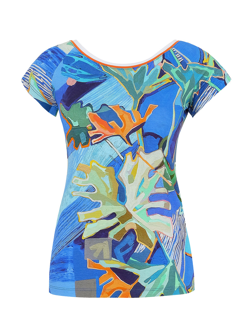 DOLCEZZA 'PALMETTO SERIES' BOAT NECK TOP | 25681