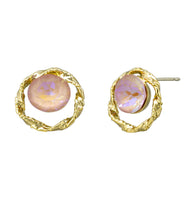 Load image into Gallery viewer, Tiger Tree Pink Isla earrings
