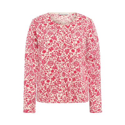 Mansted Posy part cardi 83 Raspberry