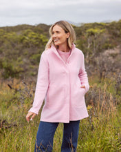 Load image into Gallery viewer, See Saw Wool Funnel Neck Coat  Blush
