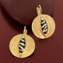 Load image into Gallery viewer, TARATATA - LEVER BACK EARRINGS FANTAISIE
ZEBRA
