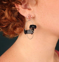 Load image into Gallery viewer, TARATATA - LEVER BACK EARRINGS FANTAISIE PAS BOUGER !
