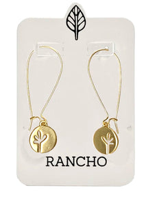 Rancho gold long Hoop with Disc seedling featured