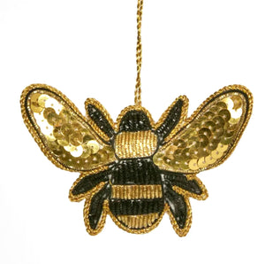 Vixen & Velvet Bee sequin tree decor