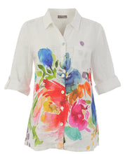 Load image into Gallery viewer, DOLCEZZA Dolcezza 'Spring Delight' Linen Top | 26702
