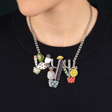 Load image into Gallery viewer, TARATATA - NECKLACE FANTAISIE
CACTUS
