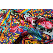 Load image into Gallery viewer, Wearable art scarf the silk collection scandi dreams
