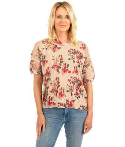 summer knit top Provence