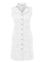 Load image into Gallery viewer, DOLCEZZA DENIM DRESS WITH RHINESTONE DETAILING - STYLE 26211

