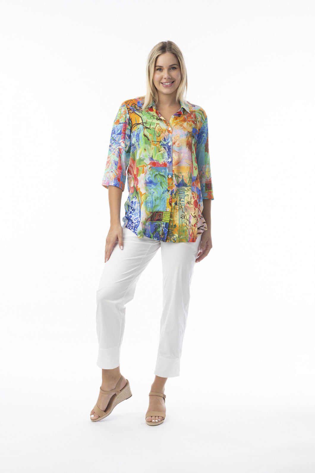 Digital Collared Shirt