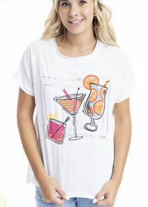 Orientique Tee embellished T shirt Cheers