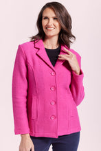 Load image into Gallery viewer, See Saw Wool blazer fuchsia
