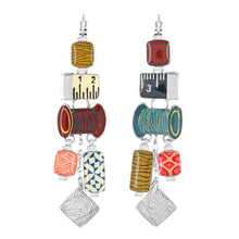 Load image into Gallery viewer, TARATATA - LEVER BACK EARRINGS FANTAISIE
RUBAN
