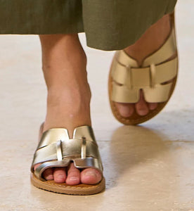 The Natalia  sandals gold