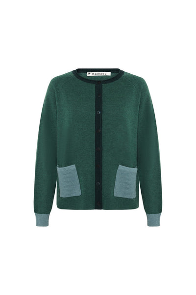 Mansted knit Coral Emerald