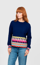 Load image into Gallery viewer, Bridge &amp; Lord Jacquard Check
Border Pullover
BL6638
