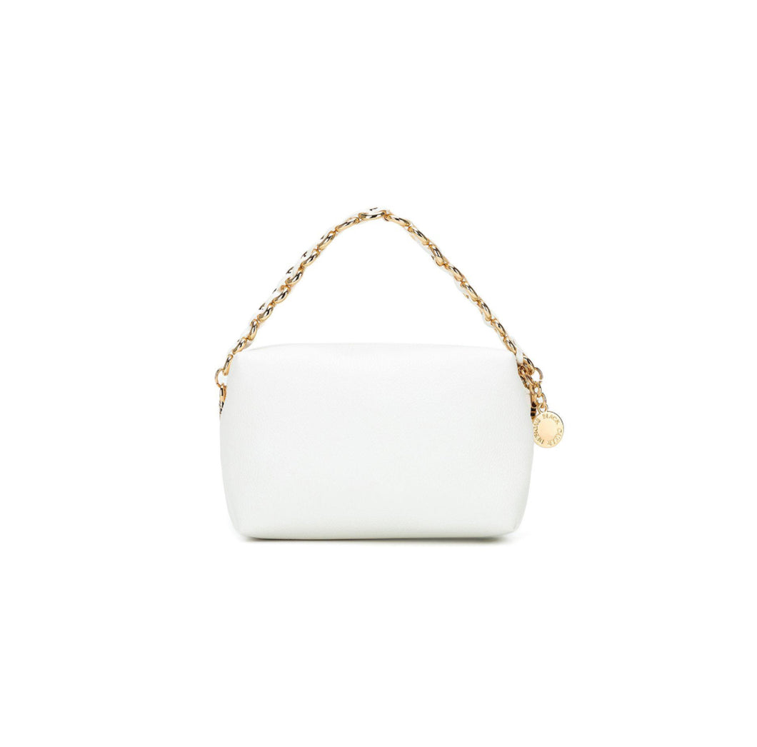 Black caviar Mitzi white mini crossbody